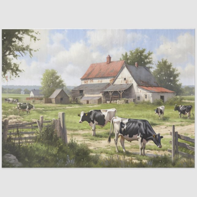 Dairy Farm Tissue Paper (Front)