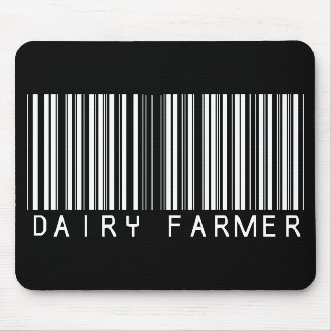 Dairy Farmer Bar Code Mouse Pad (Front)