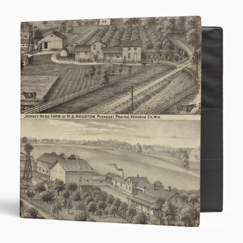 Dairy farms of RS Houston and WC White Binder