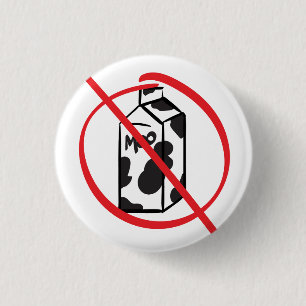 Dairy Free - Allergy/Intolerance Pinback Button