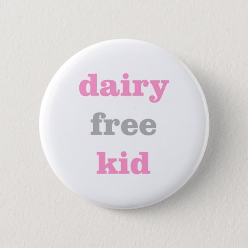 dairy free milk allergy button for kids