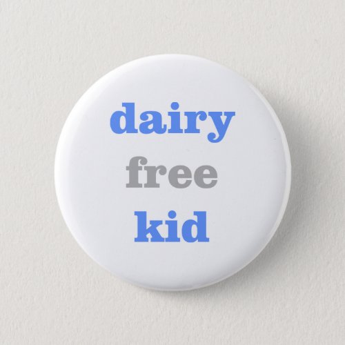 dairy free milk allergy button for kids baby boy