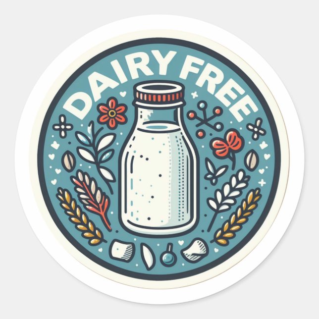 Dairy-Free Sticker (Front)