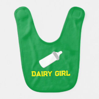 “Dairy Girl” green bib