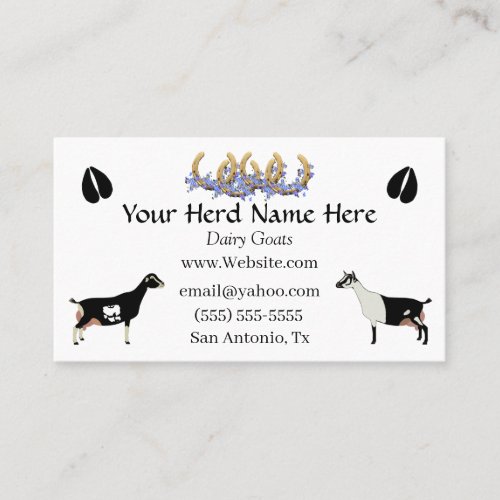Dairy Goat Business Card