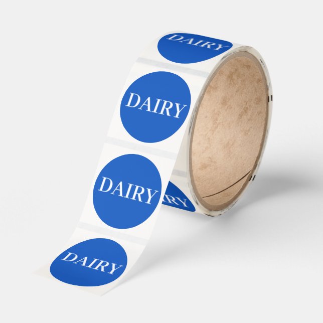 Dairy Kosher Food Labels | Kitchen Organization  (Roll)