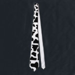 Dairy Man Cow Print Tie<br><div class="desc">This fun tie is bold in it's black and white simplicity. Whether for a dairy farmer or cow and milk lover, this country holstein print tie is moooovelous! Show your country roots even when you're in your city finery!</div>