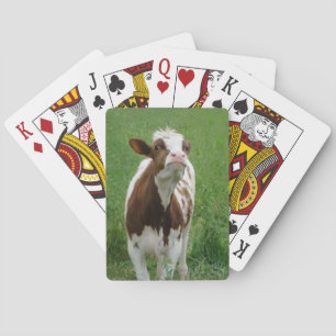 Dairy Milk Cow on the Farm Poker Cards
