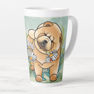DAISEE MAE Chow puppy Latte mug