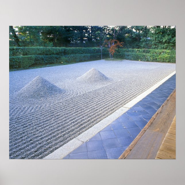Daisen-in Temple Garden, Daitokuji, Kyoto, Japan Poster (Front)