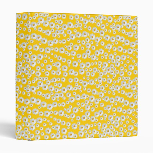 Daisies 3 Ring Binder (Front/Spine)