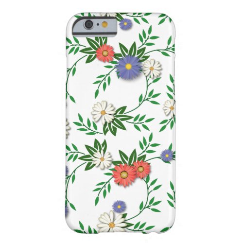 Daisies and Bachelors Buttons Barely There iPhone 6 Case