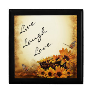 Daisies and Butterflies Gift Box