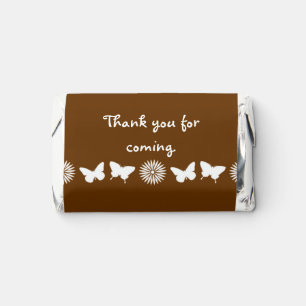 Daisies and Butterflies in Chocolate Hershey's Miniatures