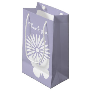 Daisies and Butterflies in Lavender Gift Bag