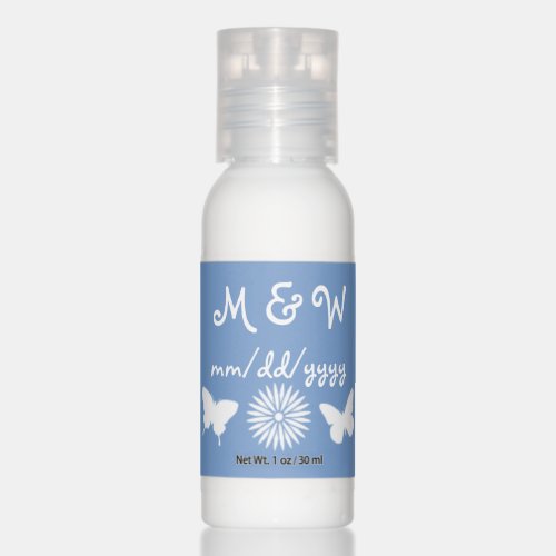 Daisies and Butterflies in Periwinkle Favor Set Hand Lotion
