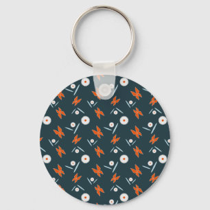 Daisies and Butterflies Keychain