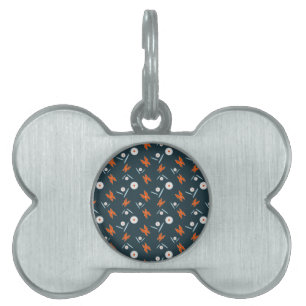 Daisies and Butterflies Pet ID Tag