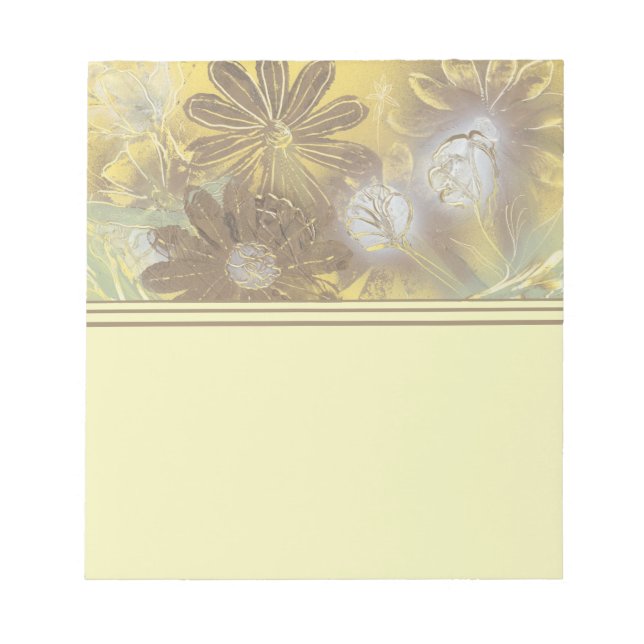Daisies and Dandelions Notepad (Front)