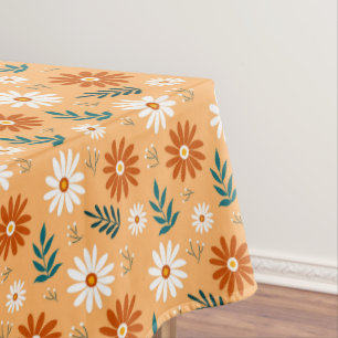Daisies and Foliage Tablecloth