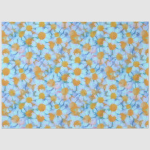 Daisies and Lace Tissue Paper