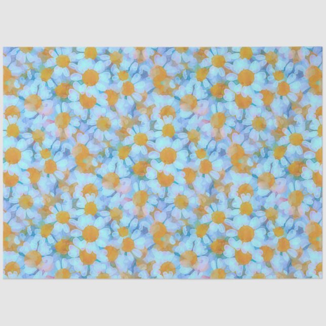 Daisies and Lace Tissue Paper (Front)