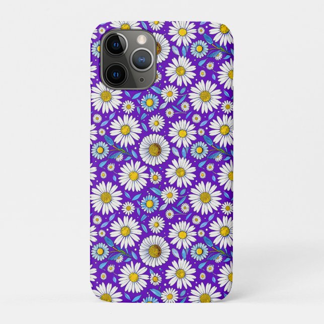 Daisies and Leaves Case-Mate iPhone Case (Back)