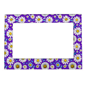 Daisies and Leaves Magnetic Frame