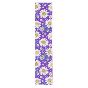 Daisies and Leaves Short Table Runner