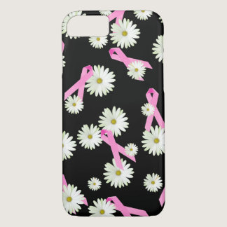 Daisies and Pink Ribbons iPhone 8/7 Case