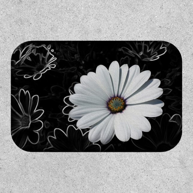 Daisies and shades of gray patch (Front)