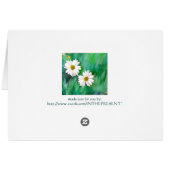 Daisies Angel Mother Card (Back Horizontal)