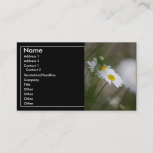Daisies Business Card