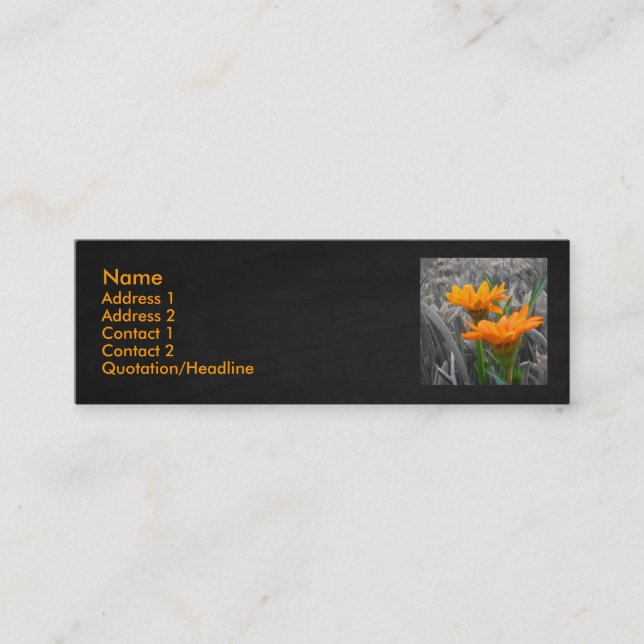 Daisies Business Card (Front)