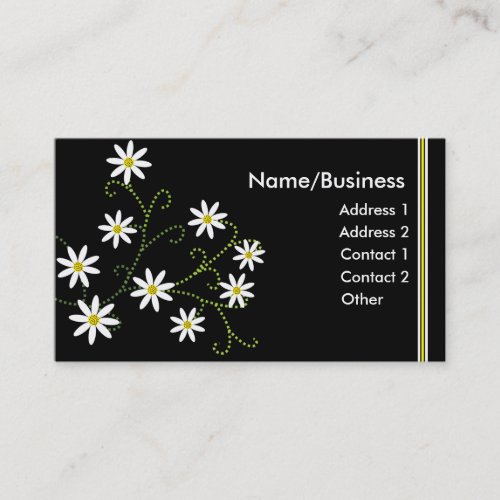 Daisies Business Card