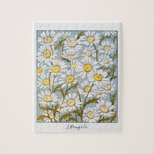 Daisies by L Prang  co Jigsaw Puzzle