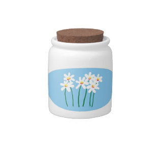 Daisies Candy Jar