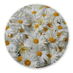 Daisies Ceramic Knob