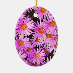 DAISIES CERAMIC ORNAMENT