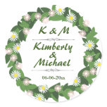 Daisies Classic Round Sticker
