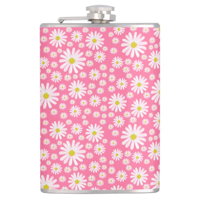 Daisies Flask (Front)