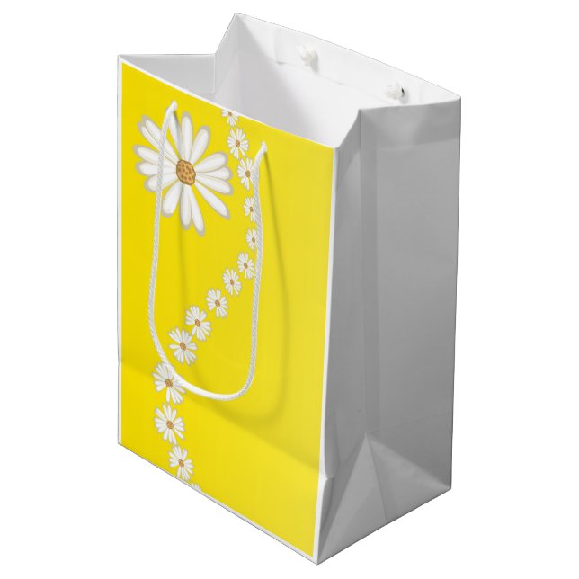 Daisies Gift Bag (Front Angled)