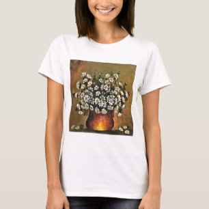 Daisies In A Copper Colored Vase T-Shirt