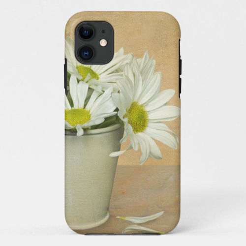 daisies in a pail iPhone 11 case