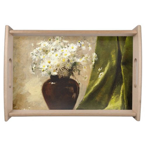 Daisies in a vase Paul Fisher Serving Tray