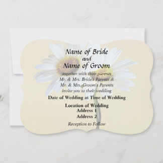 Daisies In Love Wedding Products Invitation
