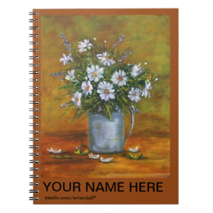 "DAISIES IN PITCHER" PHOTO NOTE BOOK