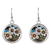 Daisies in Stained Glass