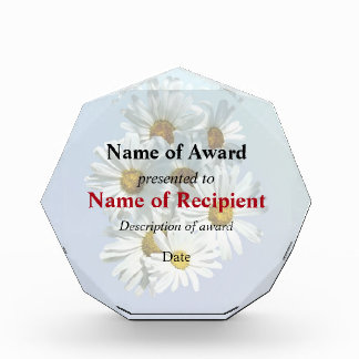 Daisies in Sunshine Acrylic Award