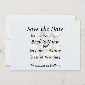 Daisies in Sunshine Save The Date